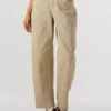 Y.A.S. Yaslua HMW Ankle Wide Leg Denim Jeans in Sand