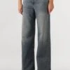 Mos Mosh Mmdara Mai Wide Leg Jeans in Blau