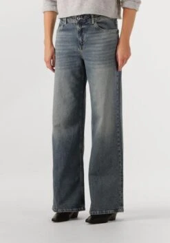 Mos Mosh Mmdara Mai Wide Leg Jeans in Blau
