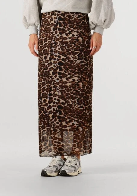 Ydence Skirt Safia - Eleganter Brauner Maxirock mit Tier-Print 3 Ydence Skirt Safia - Eleganter Brauner Maxirock mit Tier-Print