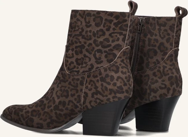 Notre-V Stiefeletten Shn80672 aus Wildleder mit Leoprint & Blockabsatz 4 Notre-V Stiefeletten Shn80672 aus Wildleder mit Leoprint & Blockabsatz – Bild 2