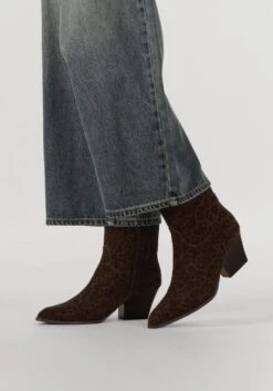 Notre-V Stiefeletten Shn80672 aus Wildleder mit Leoprint & Blockabsatz 11 Notre-V Stiefeletten Shn80672 aus Wildleder mit Leoprint & Blockabsatz -Teveo Geschaft 325685 8