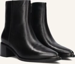 Stefano Lauran Pe2023 Damen Leder Stiefeletten in Schwarz