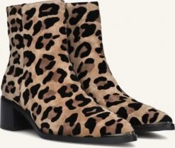 Stefano Lauran Stiefeletten PE2023 in Beige mit Leoprint