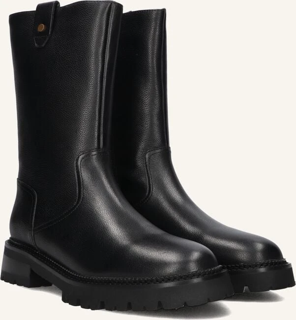 Stefano Lauran ST2156 - Elegante Damen Stiefeletten aus Schwarzem Leder 3 Stefano Lauran ST2156 - Elegante Damen Stiefeletten aus Schwarzem Leder