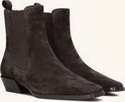 Stefano Lauran Pe2104 – Elegante braune Wildleder-Stiefeletten für Damen