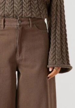 Modström Princessnd Pants - Brown Wide Leg Jeans -Teveo Geschaft 327219 3