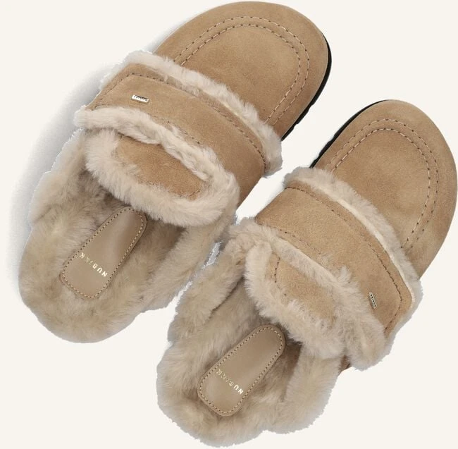 Nubikk Teddy Fur Slipper - Beige Wildleder Hausschuh für Damen 6 Nubikk Teddy Fur Slipper - Beige Wildleder Hausschuh für Damen – Bild 4