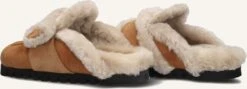 Nubikk Teddy Fur Slipper - Cognac Wildleder Damen -Teveo Geschaft 327435 3