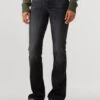 7 For All Mankind Bootcut Blacky Jeans in Black