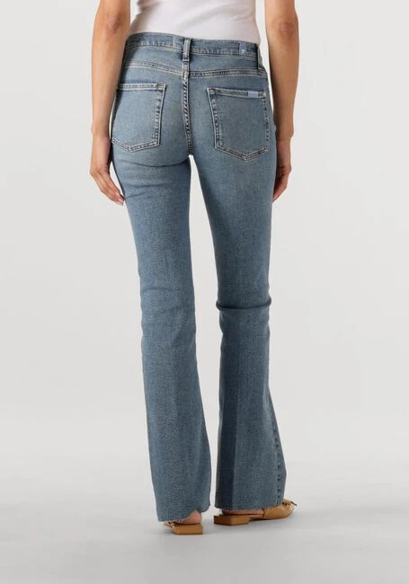 7 For All Mankind Damen Bootcut Tailorless Fancy Jeans in Blau mit Raw Cut 4 7 For All Mankind Damen Bootcut Tailorless Fancy Jeans in Blau mit Raw Cut – Bild 2