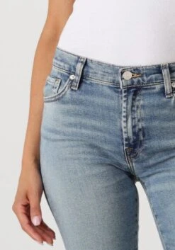7 For All Mankind Damen Bootcut Tailorless Fancy Jeans in Blau mit Raw Cut 7 7 For All Mankind Damen Bootcut Tailorless Fancy Jeans in Blau mit Raw Cut -Teveo Geschaft 327626 3