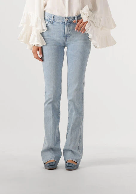 7 For All Mankind Bootcut Olina Jeans with Embellished Squiggle - Hellblau 3 7 For All Mankind Bootcut Olina Jeans with Embellished Squiggle - Hellblau