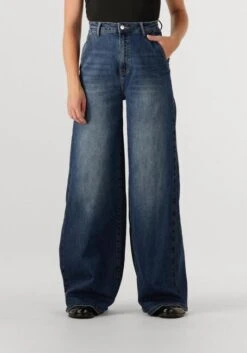 Janice Dexter Wide Jeans – Blaue High-Waist Damenjeans