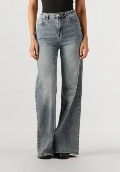 Janice Mason Wide Jeans – Elegante High Waist Denim in Hellblau