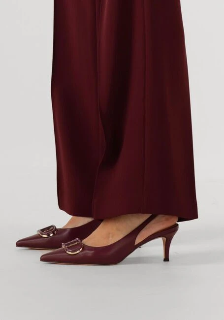 Twinset Milano Rote Leder Slingbacks mit Pfennigabsatz 7 Twinset Milano Rote Leder Slingbacks mit Pfennigabsatz – Bild 5