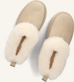 Ugg Women's Tazzelle Beige Suede Platform Slipper -Teveo Geschaft 328105 5