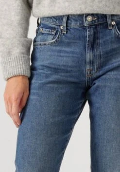 7 For All Mankind Tess Trouser Explorer Straight Leg Jeans - Blau -Teveo Geschaft 328381 3