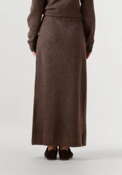Notre-V NV-Gita Maxirock aus Wolle in Braun 6 Notre-V NV-Gita Maxirock aus Wolle in Braun -Teveo Geschaft 328612 2