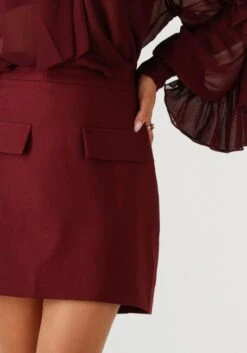 Notre-V Minirock NV-Georgia in Bordeaux - Eleganter High-Waist Rock -Teveo Geschaft 328657 3