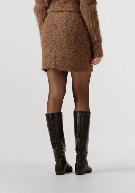 Ibana Minirock Sonia – Eleganter Teddy-Rock in Braun 4 Ibana Minirock Sonia – Eleganter Teddy-Rock in Braun – Bild 2