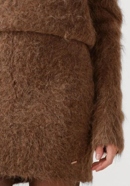 Ibana Minirock Sonia – Eleganter Teddy-Rock in Braun 5 Ibana Minirock Sonia – Eleganter Teddy-Rock in Braun – Bild 3