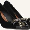 Kurt Geiger London Belgravia Stud Bow Suede Pumps - Schwarz 1 Kurt Geiger London Belgravia Stud Bow Suede Pumps - Schwarz -Teveo Geschaft 329344 1