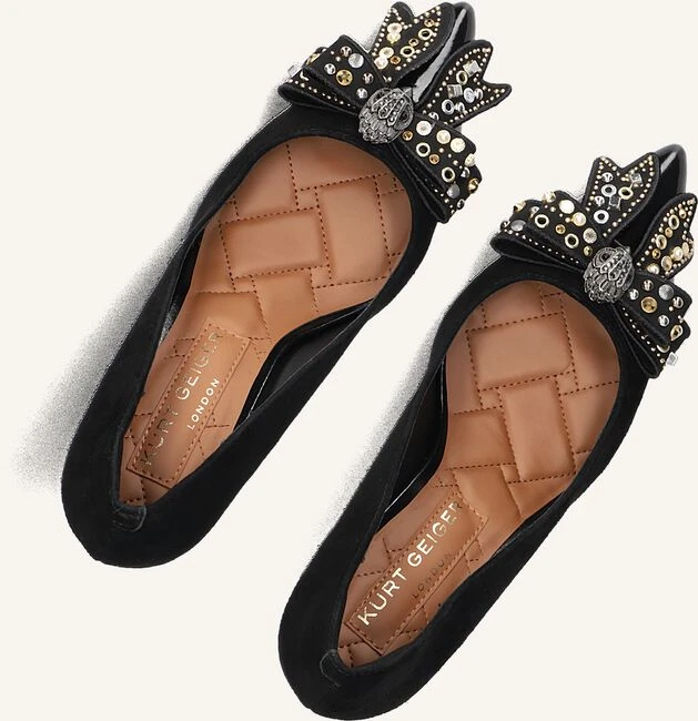 Kurt Geiger London Belgravia Stud Bow Suede Pumps - Schwarz 6 Kurt Geiger London Belgravia Stud Bow Suede Pumps - Schwarz – Bild 4