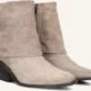 Shabbies Jaira Double Stiefeletten aus beigem Wildleder -Teveo Geschaft 329374 1