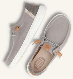 Heydude Wendy Washed Canvas Slipper - Stylisch & Bequem in Grau -Teveo Geschaft 329671 5
