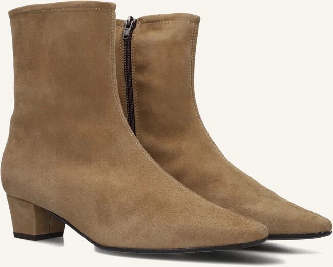 Stefano Lauran Damen Stiefeletten aus Wildleder in Taupe 3 Stefano Lauran Damen Stiefeletten aus Wildleder in Taupe