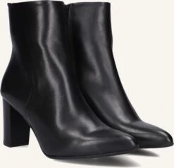 Stefano Lauran 011-51 Damen Ankle Boots aus schwarzem Leder