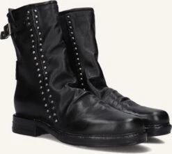 A.S.98 Damen Stiefeletten B80243 in Schwarz aus Premium-Leder