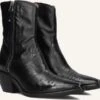 A.S.98 Stiefeletten B84205 - Exklusive Leder-Boots in Schwarz