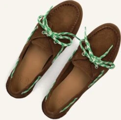 Toral Kimana Mokassins – Elegante Damen-Halbschuhe aus braunem Wildleder -Teveo Geschaft 330654 5