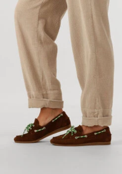 Toral Kimana Mokassins – Elegante Damen-Halbschuhe aus braunem Wildleder -Teveo Geschaft 330654 8