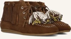 Toral Mokassins Mausi – Stilvolle Damen-Wildlederschuhe in Cognac