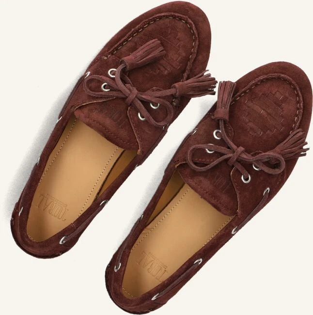 Toral Shima Rote Wildleder-Mokassins für Damen 6 Toral Shima Rote Wildleder-Mokassins für Damen – Bild 4