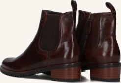 Marlou GG411 Braune Leder Stiefeletten mit Blockabsatz 7 Marlou GG411 Braune Leder Stiefeletten mit Blockabsatz -Teveo Geschaft 330665 3