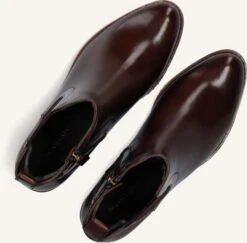 Marlou GG411 Braune Leder Stiefeletten mit Blockabsatz 9 Marlou GG411 Braune Leder Stiefeletten mit Blockabsatz -Teveo Geschaft 330665 5