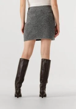 Studio AR Damen Minirock Lexi Boucle Knit - Grau -Teveo Geschaft 332483 2