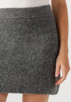 Studio AR Damen Minirock Lexi Boucle Knit - Grau -Teveo Geschaft 332483 3