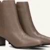 Notre-V 8560 Damen Stiefeletten aus feinstem Leder in Taupe -Teveo Geschaft 332659 1