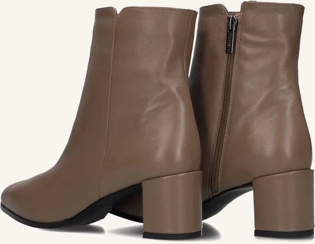 Notre-V 8560 Damen Stiefeletten aus feinstem Leder in Taupe 4 Notre-V 8560 Damen Stiefeletten aus feinstem Leder in Taupe – Bild 2