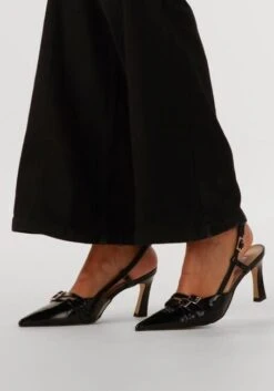 Notre-V Damen Slingbacks 7212 aus schwarzem Lackleder -Teveo Geschaft 332665 8