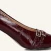 Notre-V 67218 Bordeaux Pumps aus Lackleder mit Pfennigabsatz -Teveo Geschaft 332681 1