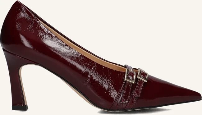Notre-V 67218 Bordeaux Pumps aus Lackleder mit Pfennigabsatz 3 Notre-V 67218 Bordeaux Pumps aus Lackleder mit Pfennigabsatz