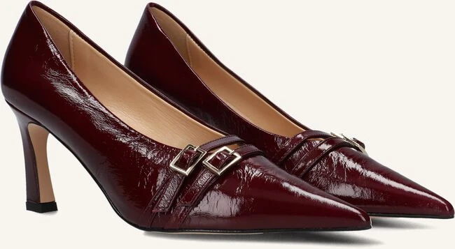 Notre-V 67218 Bordeaux Pumps aus Lackleder mit Pfennigabsatz 4 Notre-V 67218 Bordeaux Pumps aus Lackleder mit Pfennigabsatz – Bild 2