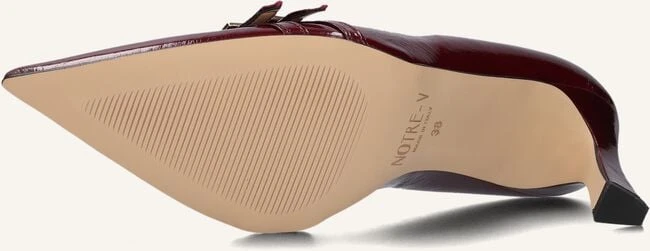 Notre-V 67218 Bordeaux Pumps aus Lackleder mit Pfennigabsatz 5 Notre-V 67218 Bordeaux Pumps aus Lackleder mit Pfennigabsatz – Bild 3