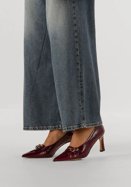 Notre-V 67218 Bordeaux Pumps aus Lackleder mit Pfennigabsatz 7 Notre-V 67218 Bordeaux Pumps aus Lackleder mit Pfennigabsatz – Bild 5